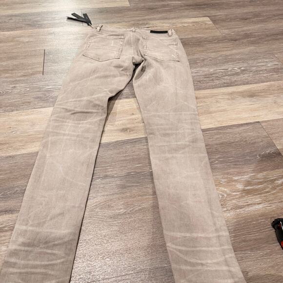 Amiri Tonal Denim Distressed Cool Grey Jeans Size 29 - Picture 5 of 6